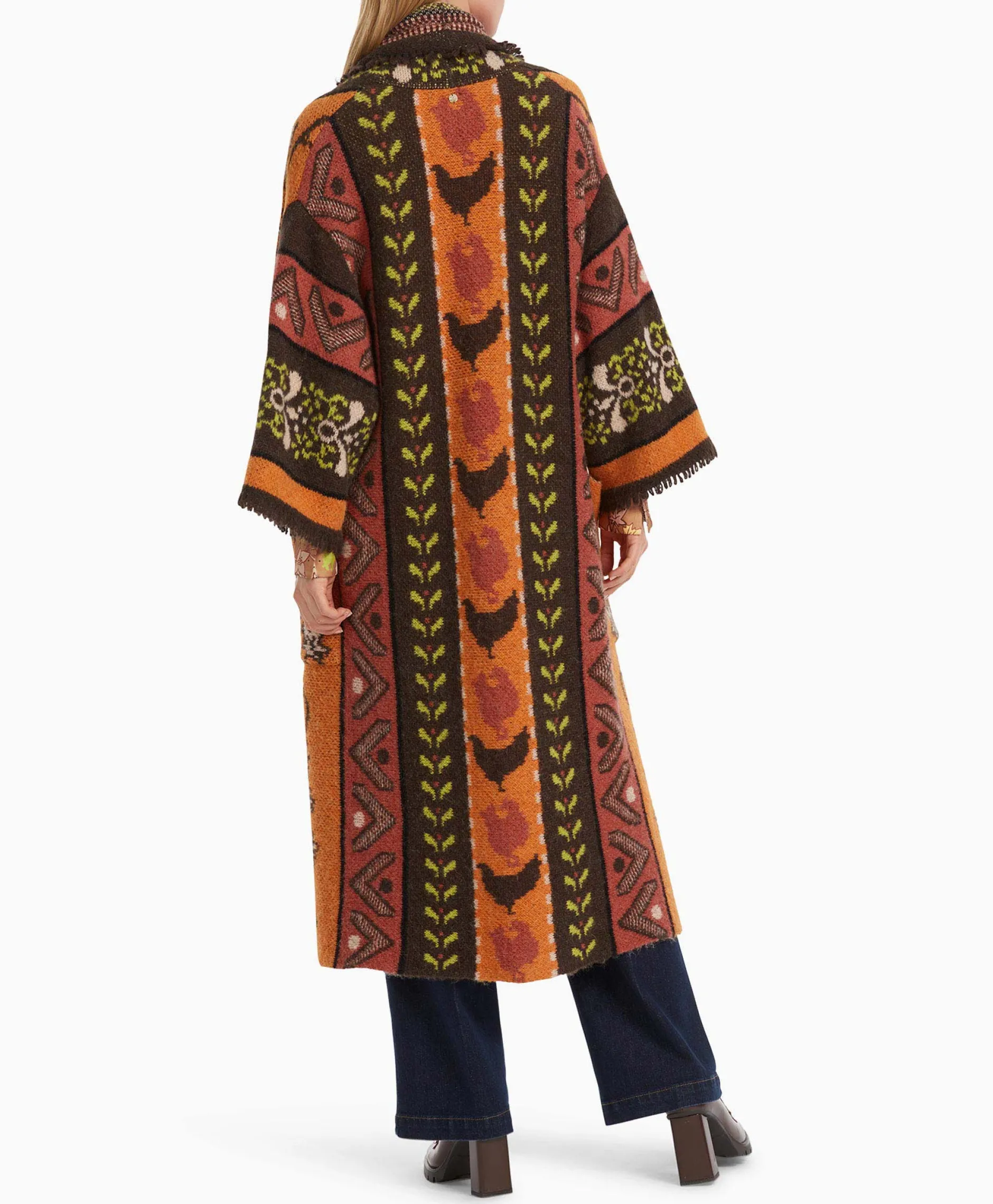 Dames Marccain Collectie Vesten*Coat Vc 11.06 M23 Geel