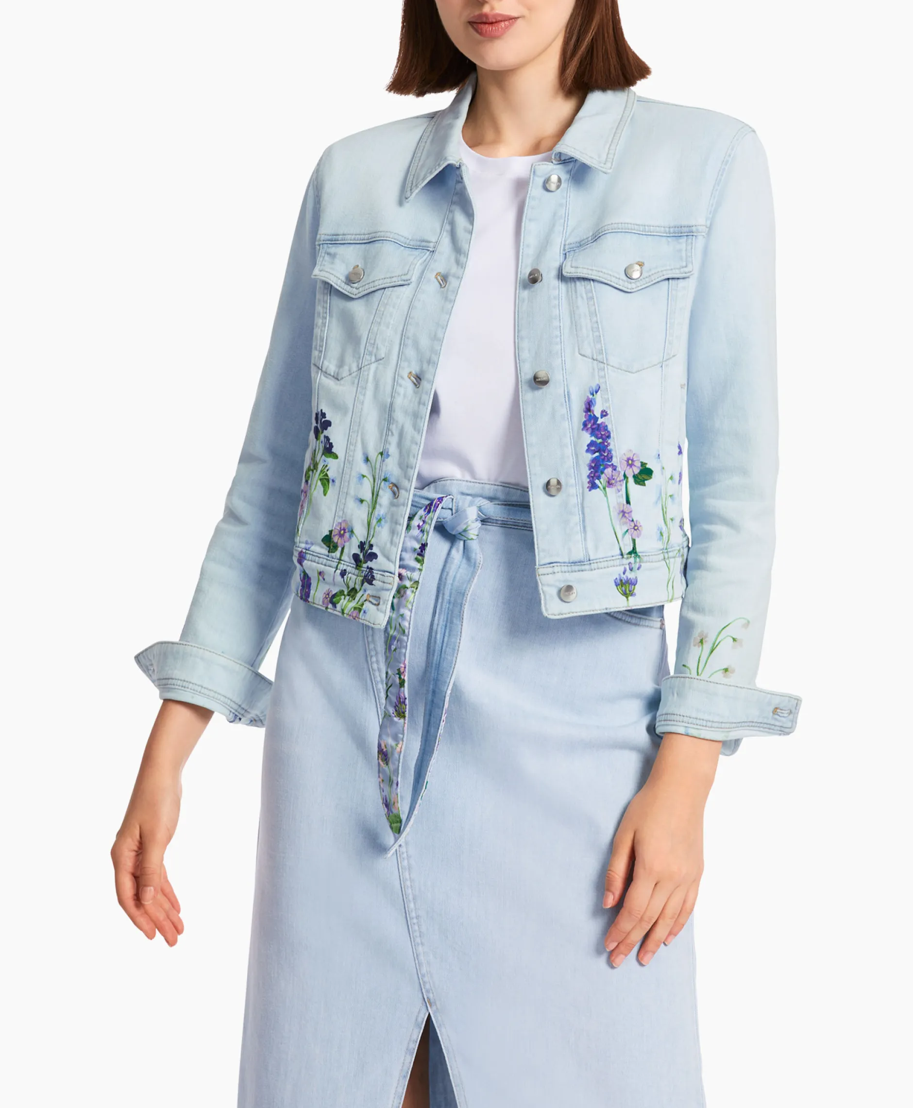 Dames Marccain Collectie Jassen*Jack Wc 31.02 D04 Licht Blauw