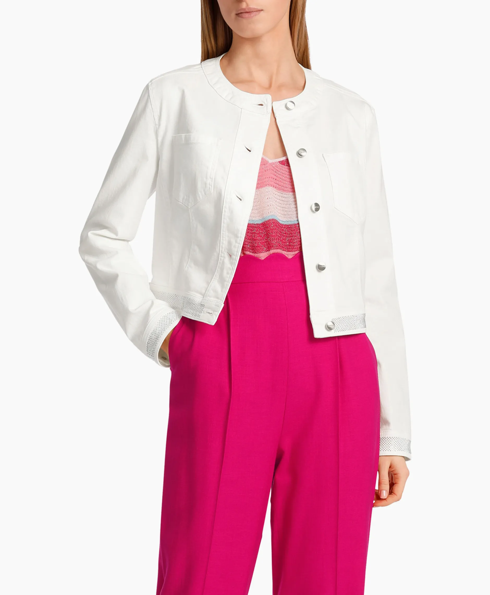 Dames Marccain Collectie Jassen*Jack Wc 31.19 D08 Off White