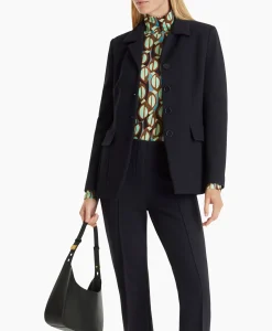 Dames Marccain Collectie Blazers*Jack Wc 31.08 J09 Midden Blauw