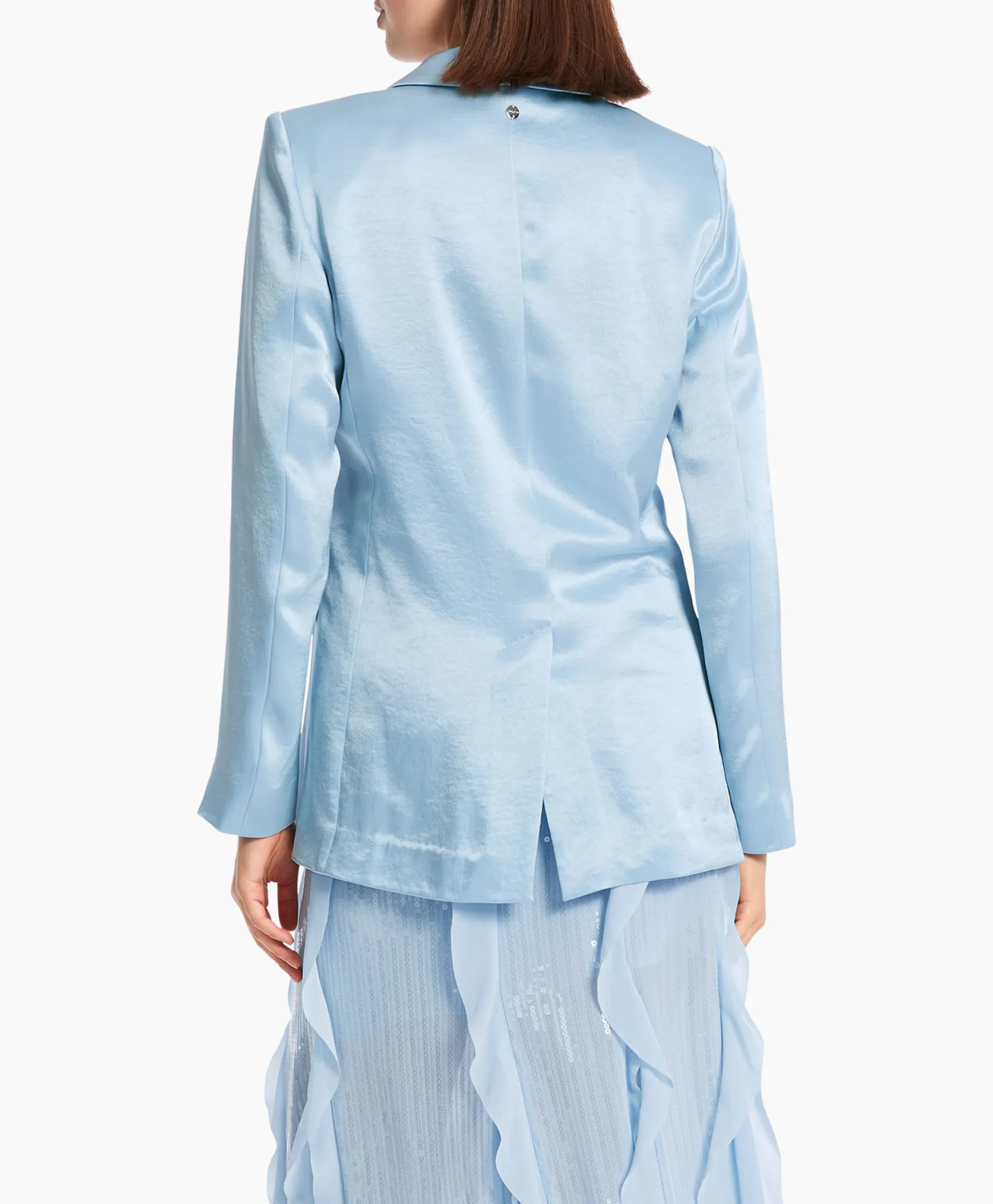 Dames Marccain Collectie Blazers*Jasje Wc 34.20 W46 Licht Blauw