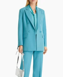 Dames Marccain Collectie Blazers*Jasje Wc 34.15 W22 Turquoise