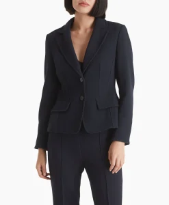 Dames Marccain Collectie Blazers*Jasje Wc 34.11 J09 Midden Blauw