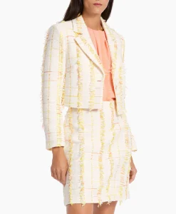 Dames Marccain Collectie Blazers*Jasje Wc 34.17 W37 Midden Geel