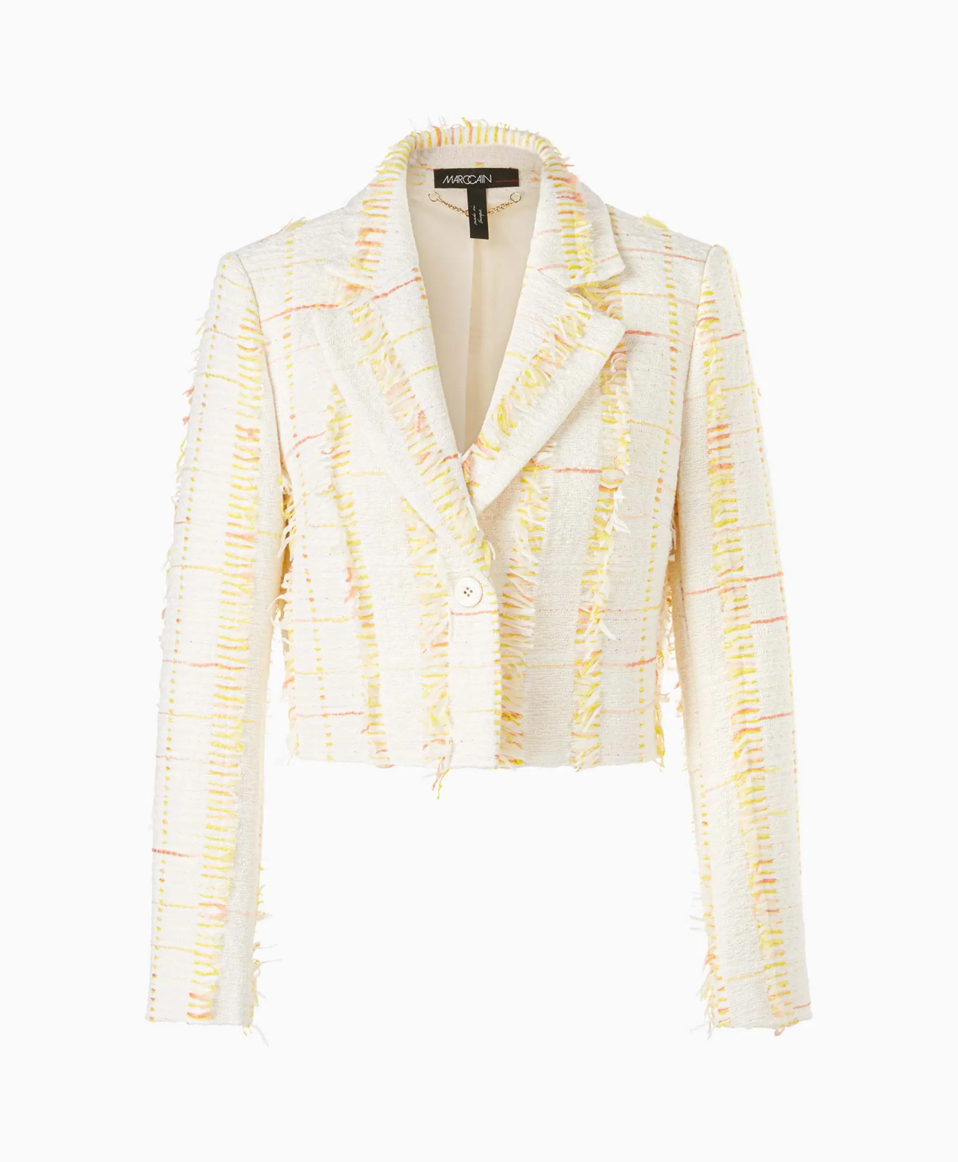 Dames Marccain Collectie Blazers*Jasje Wc 34.17 W37 Midden Geel