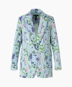Dames Marccain Collectie Blazers*Jasje Wc 34.12 W21 Licht Blauw