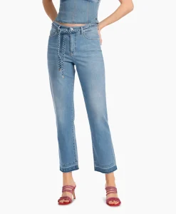 Dames Marccain Collectie Broeken*Jeans Wc 82.21 D65 Licht Blauw