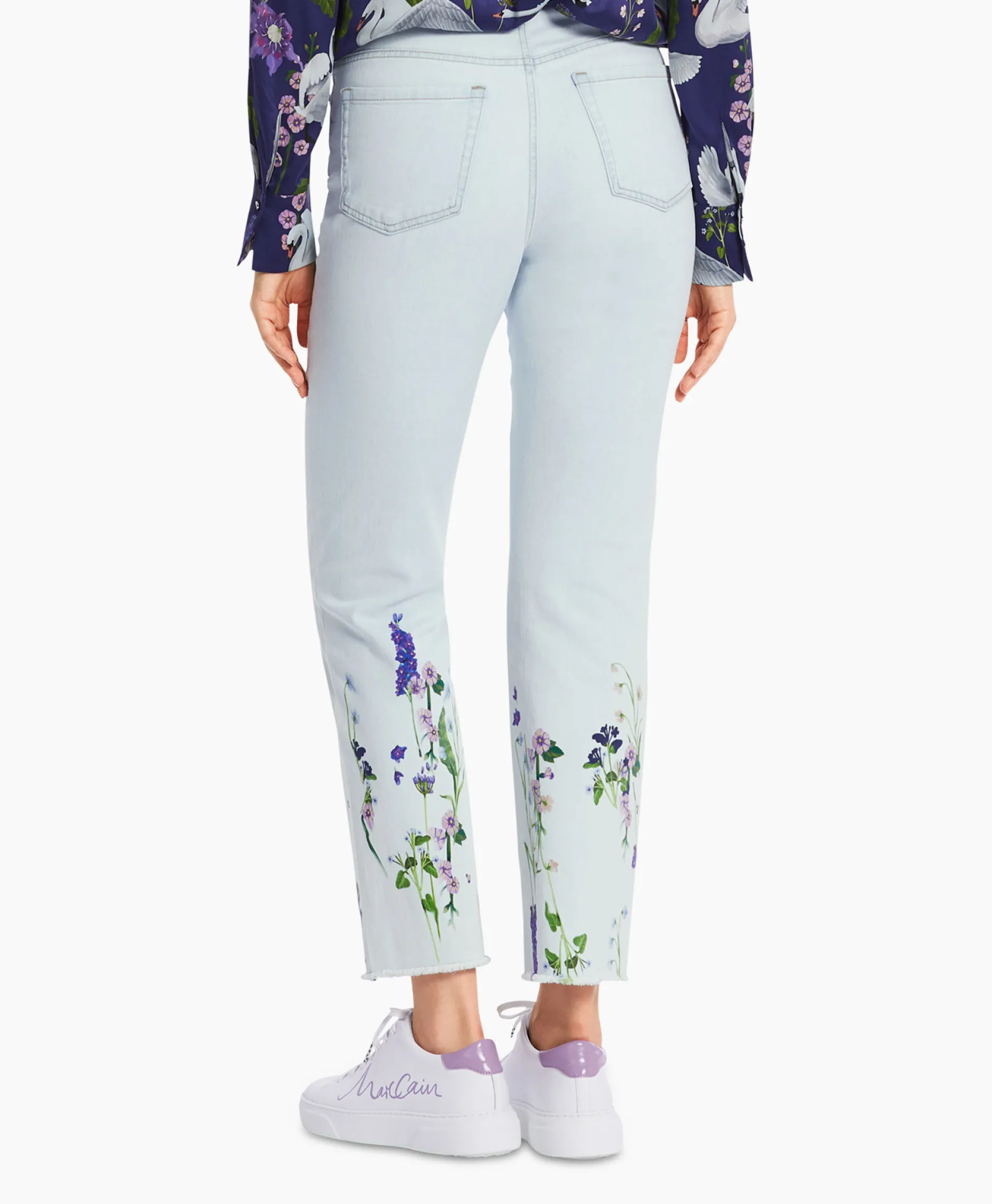 Dames Marccain Collectie Broeken*Jeans Wc 82.11 D04 Licht Blauw