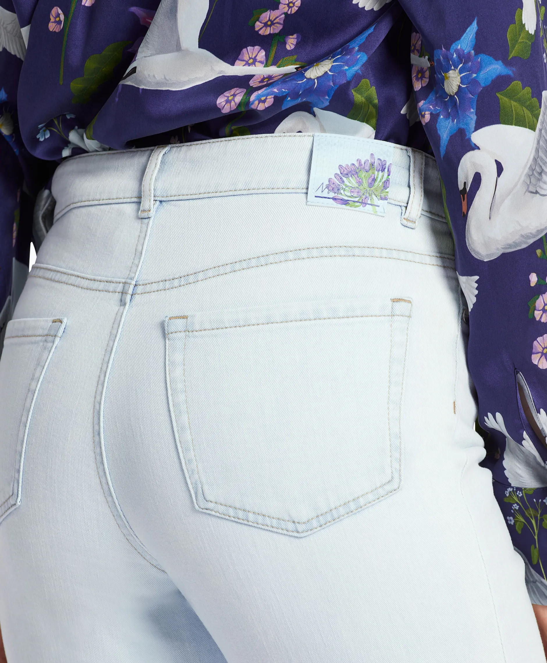 Dames Marccain Collectie Broeken*Jeans Wc 82.11 D04 Licht Blauw