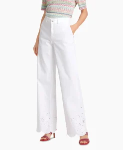 Dames Marccain Collectie Broeken*Jeans Wc 82.19 D64 Wit
