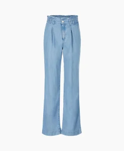 Dames Marccain Collectie Broeken*Jeans Wc 82.16 D63 Licht Blauw