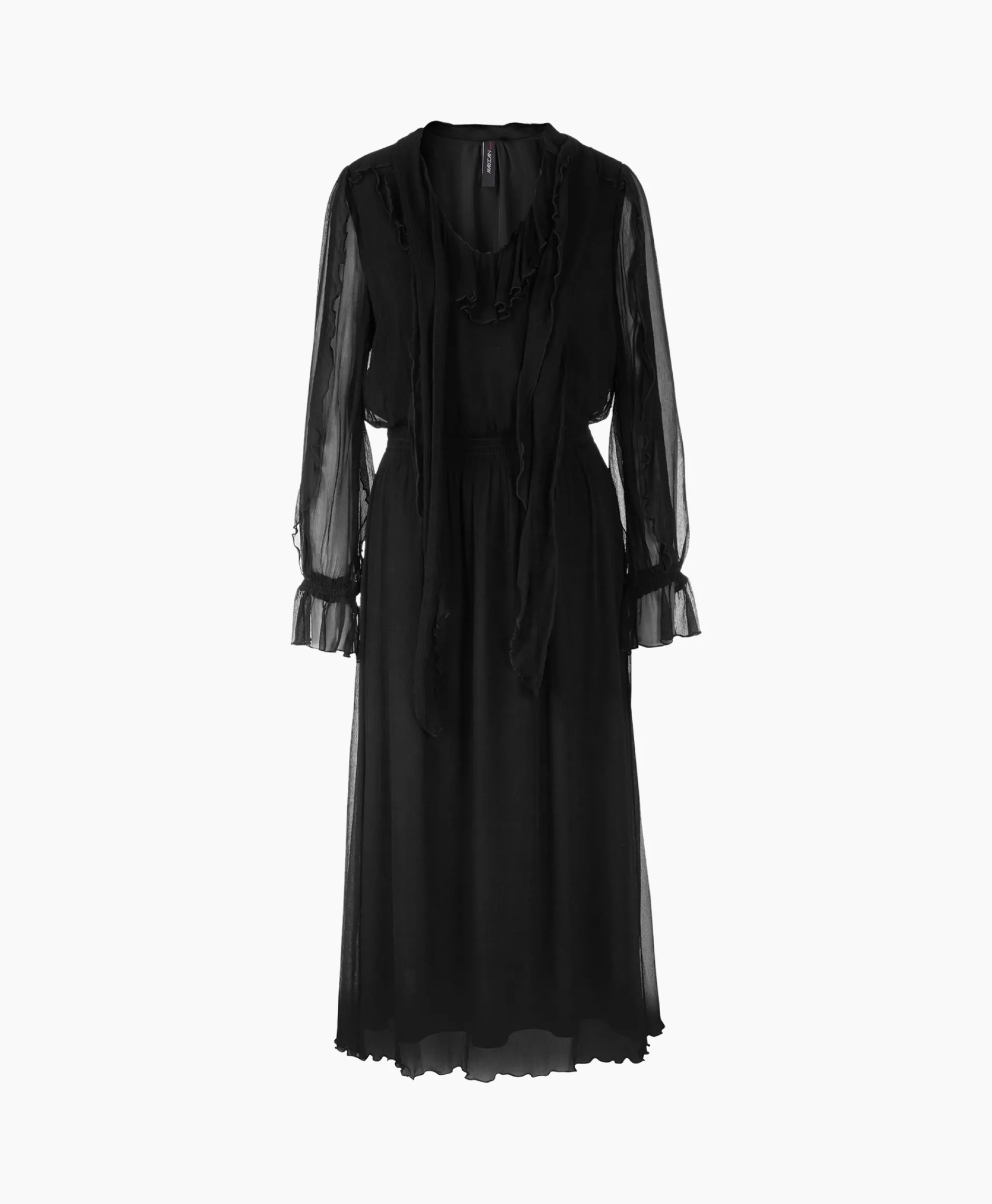 Dames Marccain Collectie Bruiloftskleding*Jurk Vc 21.19 W51 Zwart