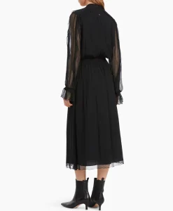 Dames Marccain Collectie Bruiloftskleding*Jurk Vc 21.19 W51 Zwart