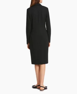 Dames Marccain Collectie Bruiloftskleding*Jurk Wc 21.12 J42 Zwart