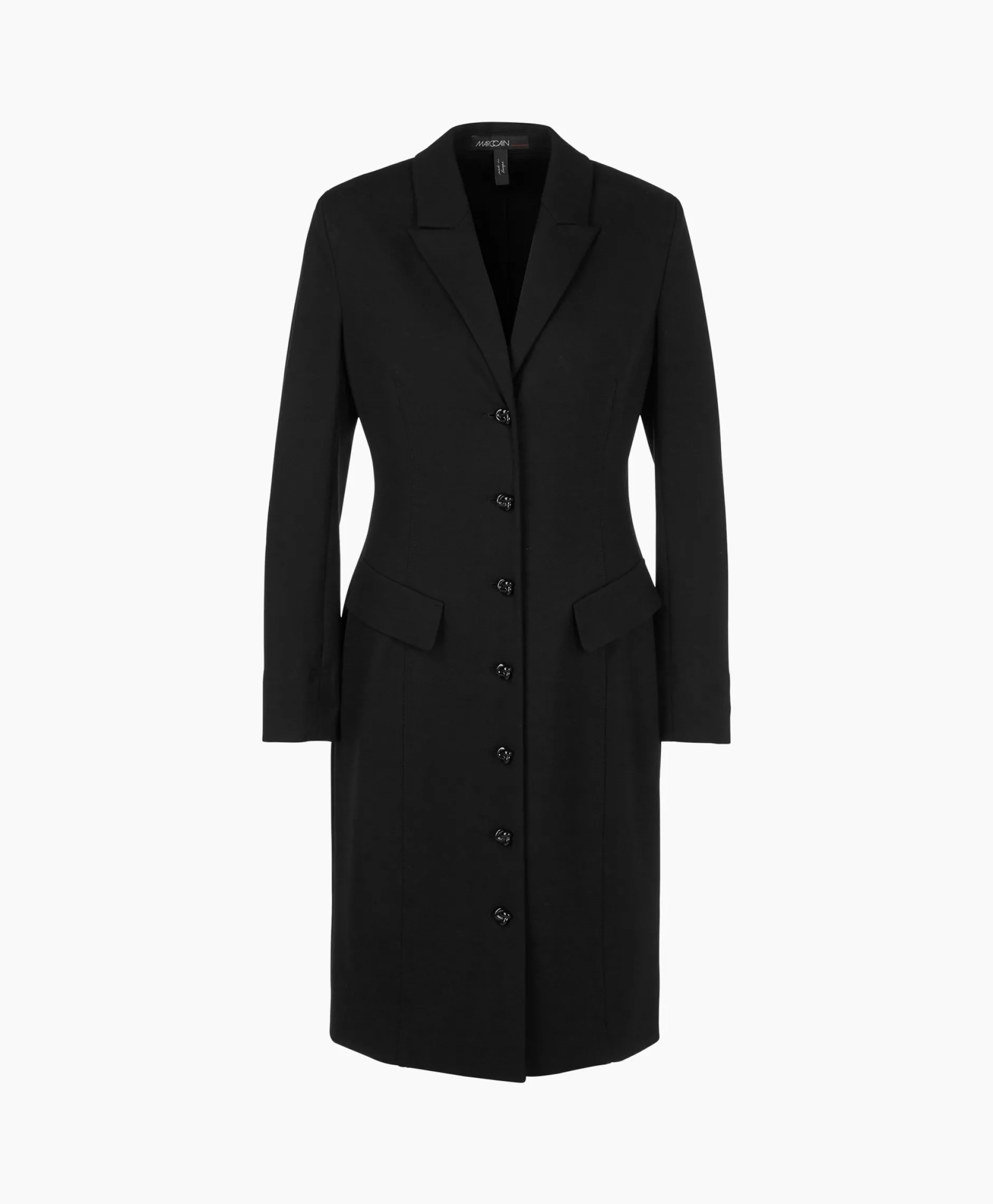 Dames Marccain Collectie Bruiloftskleding*Jurk Wc 21.12 J42 Zwart