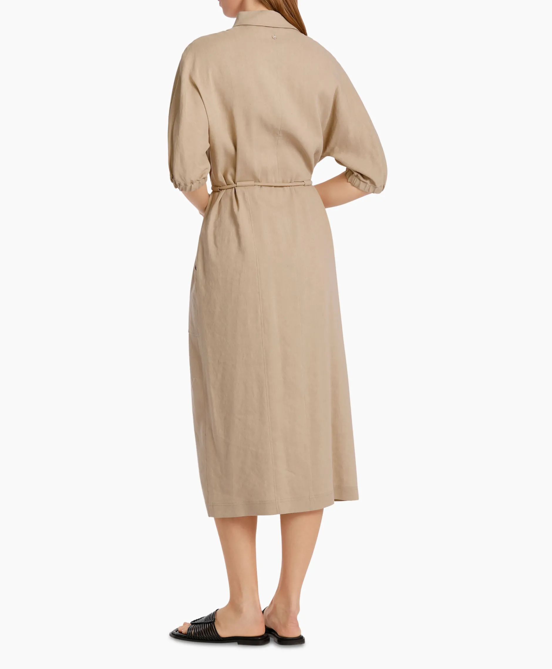 Dames Marccain Collectie Bruiloftskleding*Jurk Wc 21.48 W47 Beige