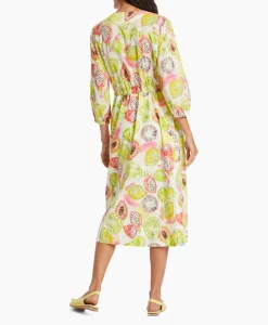 Dames Marccain Collectie Bruiloftskleding*Jurk Wc 21.26 W27 Midden Geel