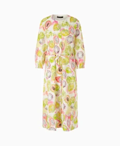 Dames Marccain Collectie Bruiloftskleding*Jurk Wc 21.26 W27 Midden Geel