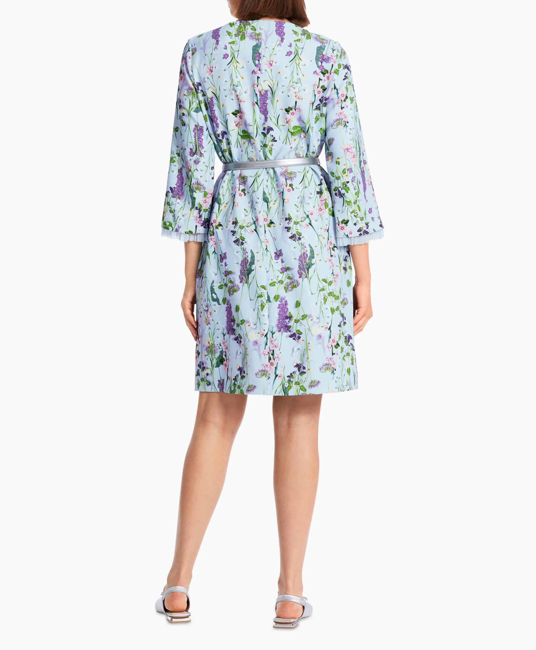 Dames Marccain Collectie Bruiloftskleding*Jurk Wc 21.22 W21 Licht Blauw