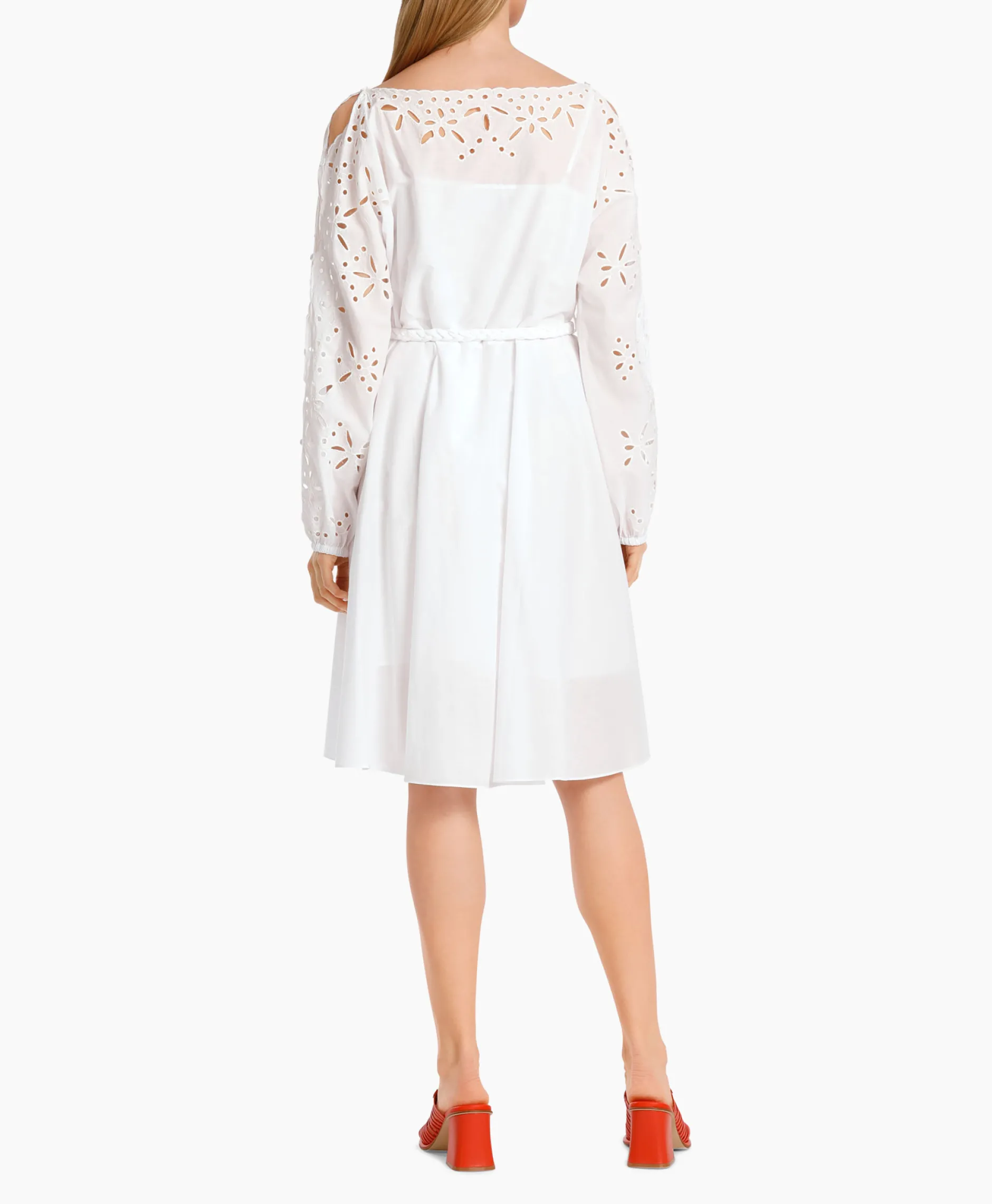 Dames Marccain Collectie Bruiloftskleding*Jurk Wc 21.58 W68 Wit