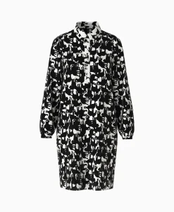 Dames Marccain Collectie Bruiloftskleding*Jurk Wc 21.19 W13 Zwart