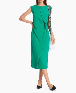 Dames Marccain Collectie Bruiloftskleding*Jurk Wc 21.20 W56 Groen