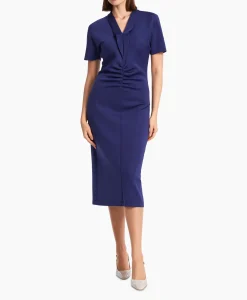 Dames Marccain Collectie Bruiloftskleding*Jurk Wc 21.30 J23 Paars