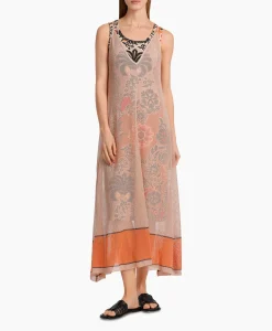 Dames Marccain Collectie Bruiloftskleding*Jurk Wc 21.38 M49 Beige