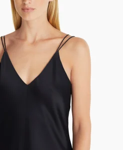 Dames Marccain Collectie Bruiloftskleding*Jurk Wc 21.21 W15 Midden Blauw