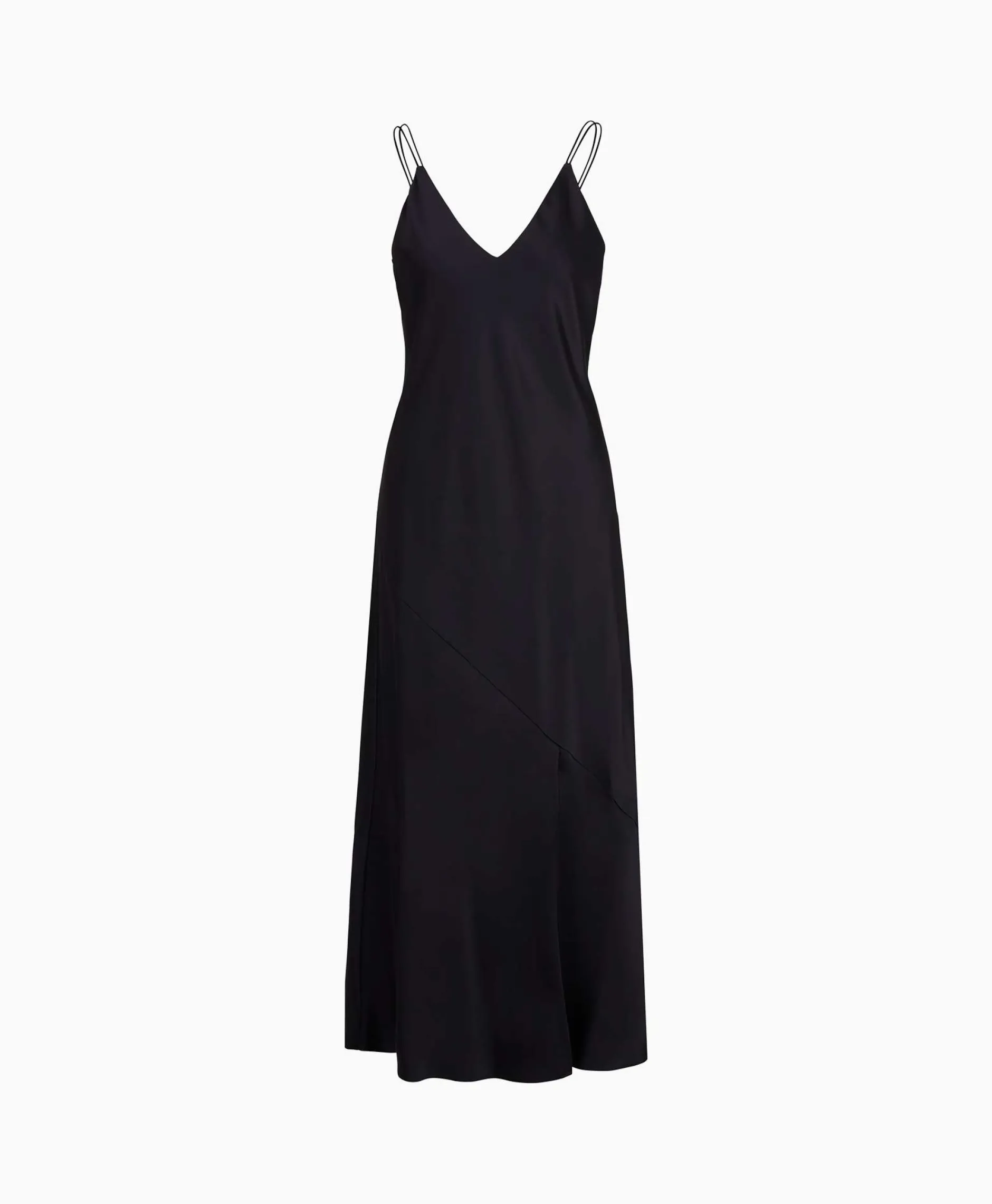 Dames Marccain Collectie Bruiloftskleding*Jurk Wc 21.21 W15 Midden Blauw