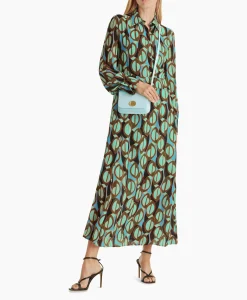 Dames Marccain Collectie Bruiloftskleding*Jurk Wc 21.43 W04 Groen