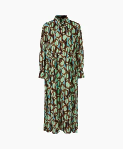 Dames Marccain Collectie Bruiloftskleding*Jurk Wc 21.43 W04 Groen