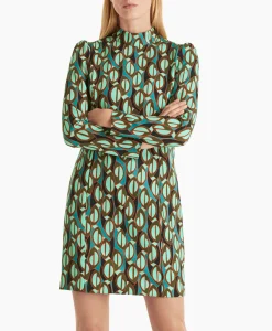 Dames Marccain Collectie Bruiloftskleding*Jurk Wc 21.04 J01 Groen
