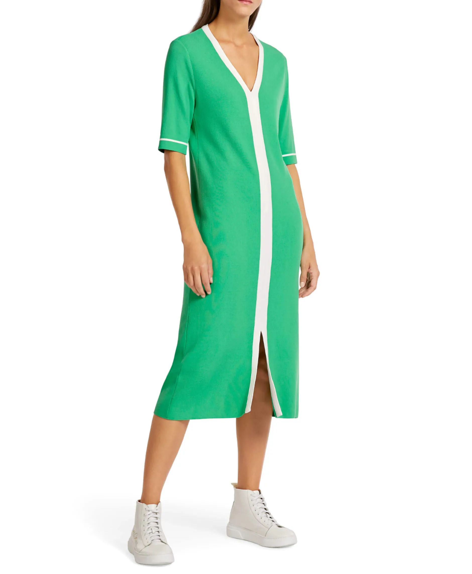 Dames Marccain Collectie Bruiloftskleding*Maxi Jurk Uc 21.05 M17 Groen