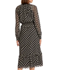 Dames Marccain Collectie Bruiloftskleding*Maxi Jurk Uc 21.12 W41 Zwart