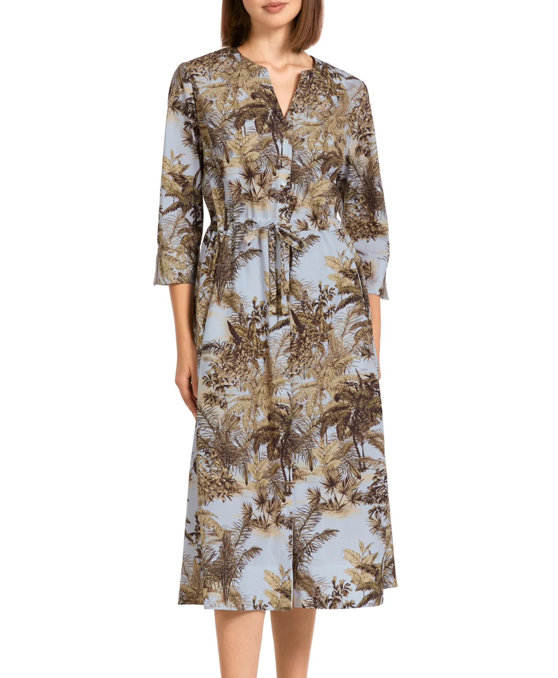 Dames Marccain Collectie Bruiloftskleding*Mini Jurk Uc 21.24 W54 Blauw