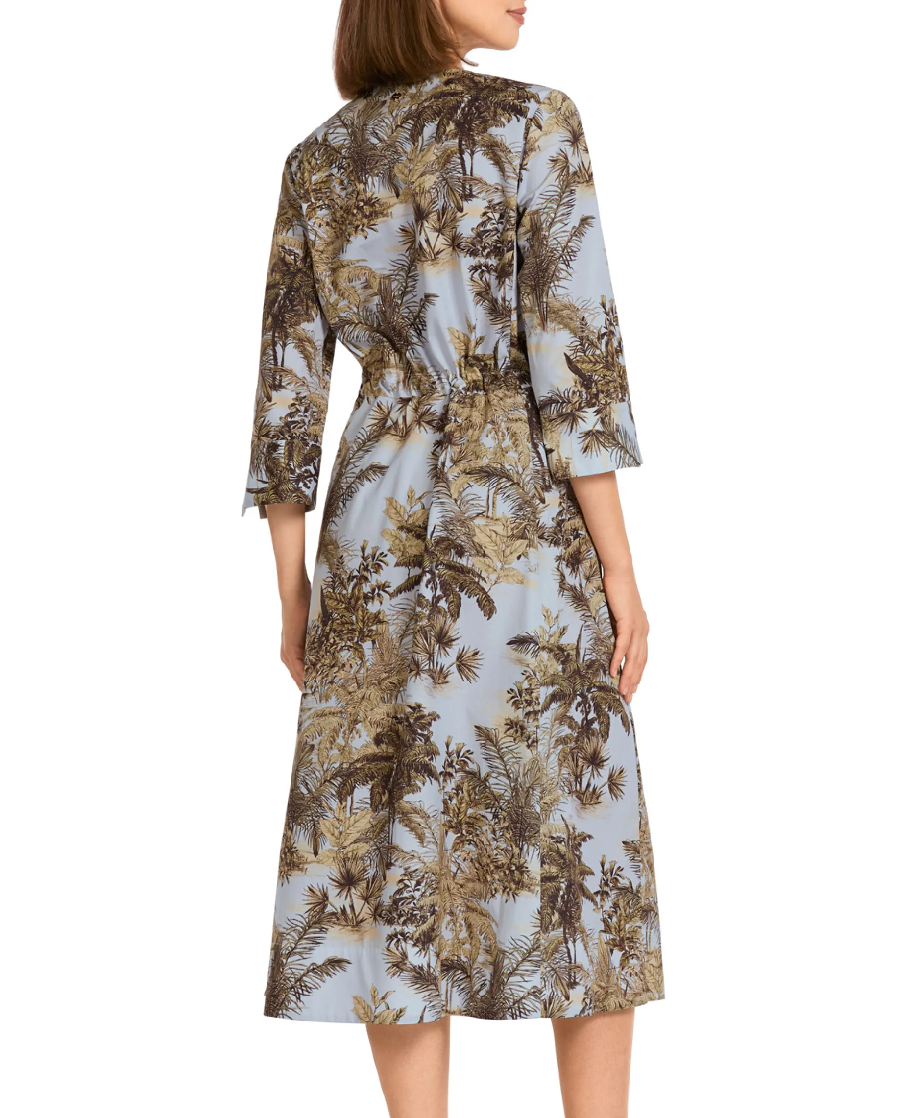 Dames Marccain Collectie Bruiloftskleding*Mini Jurk Uc 21.24 W54 Blauw