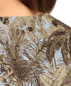 Dames Marccain Collectie Bruiloftskleding*Mini Jurk Uc 21.24 W54 Blauw