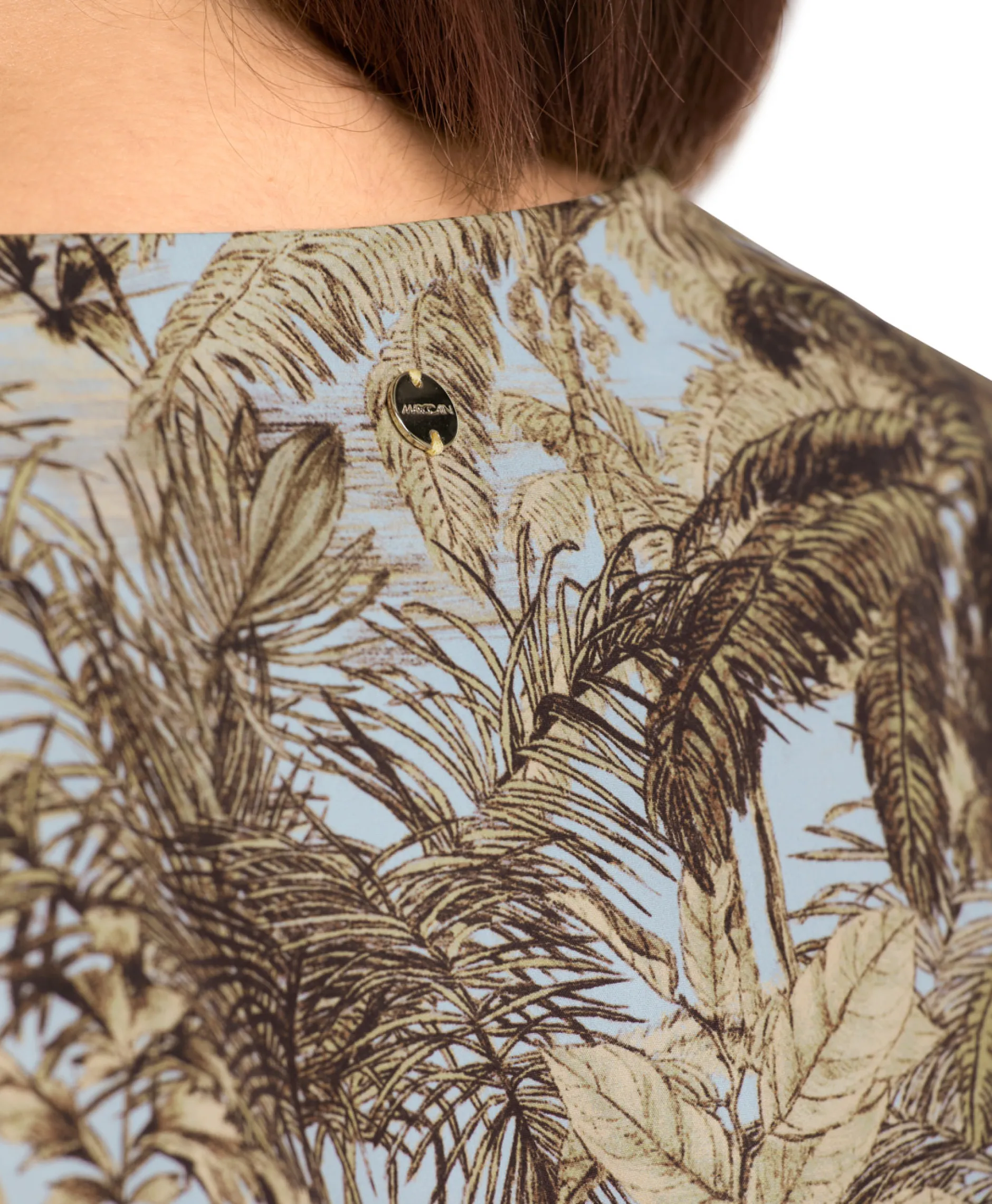 Dames Marccain Collectie Bruiloftskleding*Mini Jurk Uc 21.24 W54 Blauw