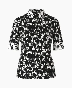 Dames Marccain Collectie Polo's*Polo Wc 53.04 J11 Zwart