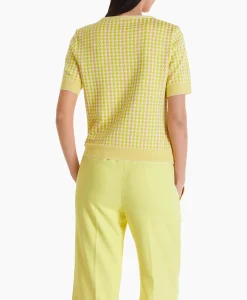 Dames Marccain Collectie T-Shirts & Tops*Pullover Wc 41.49 M33 Midden Geel