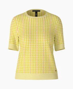 Dames Marccain Collectie T-Shirts & Tops*Pullover Wc 41.49 M33 Midden Geel