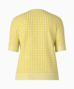 Dames Marccain Collectie T-Shirts & Tops*Pullover Wc 41.49 M33 Midden Geel