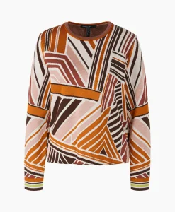 Dames Marccain Collectie T-Shirts & Tops*Pullover Vc 41.27 M31 Geel