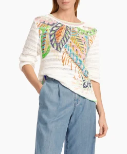 Dames Marccain Collectie T-Shirts & Tops*Pullover Wc 41.45 M46 Off White