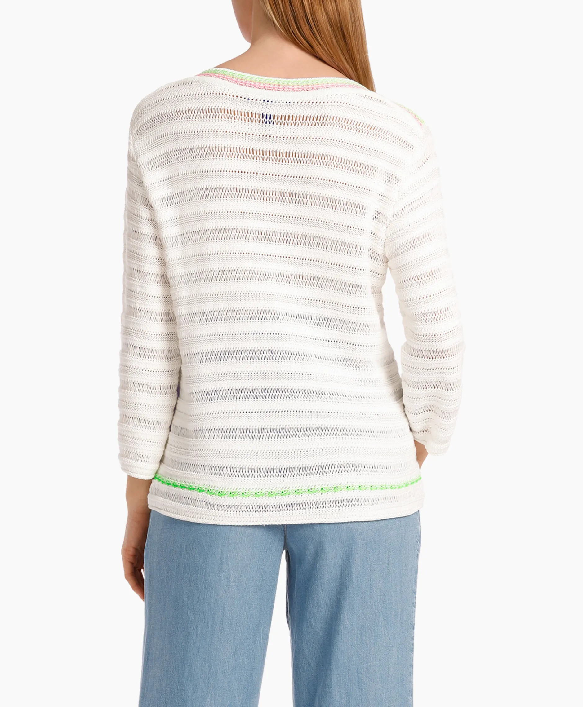 Dames Marccain Collectie T-Shirts & Tops*Pullover Wc 41.45 M46 Off White