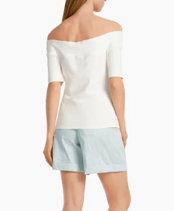 Dames Marccain Collectie T-Shirts & Tops*Pullover Wc 41.39 M37 Off White