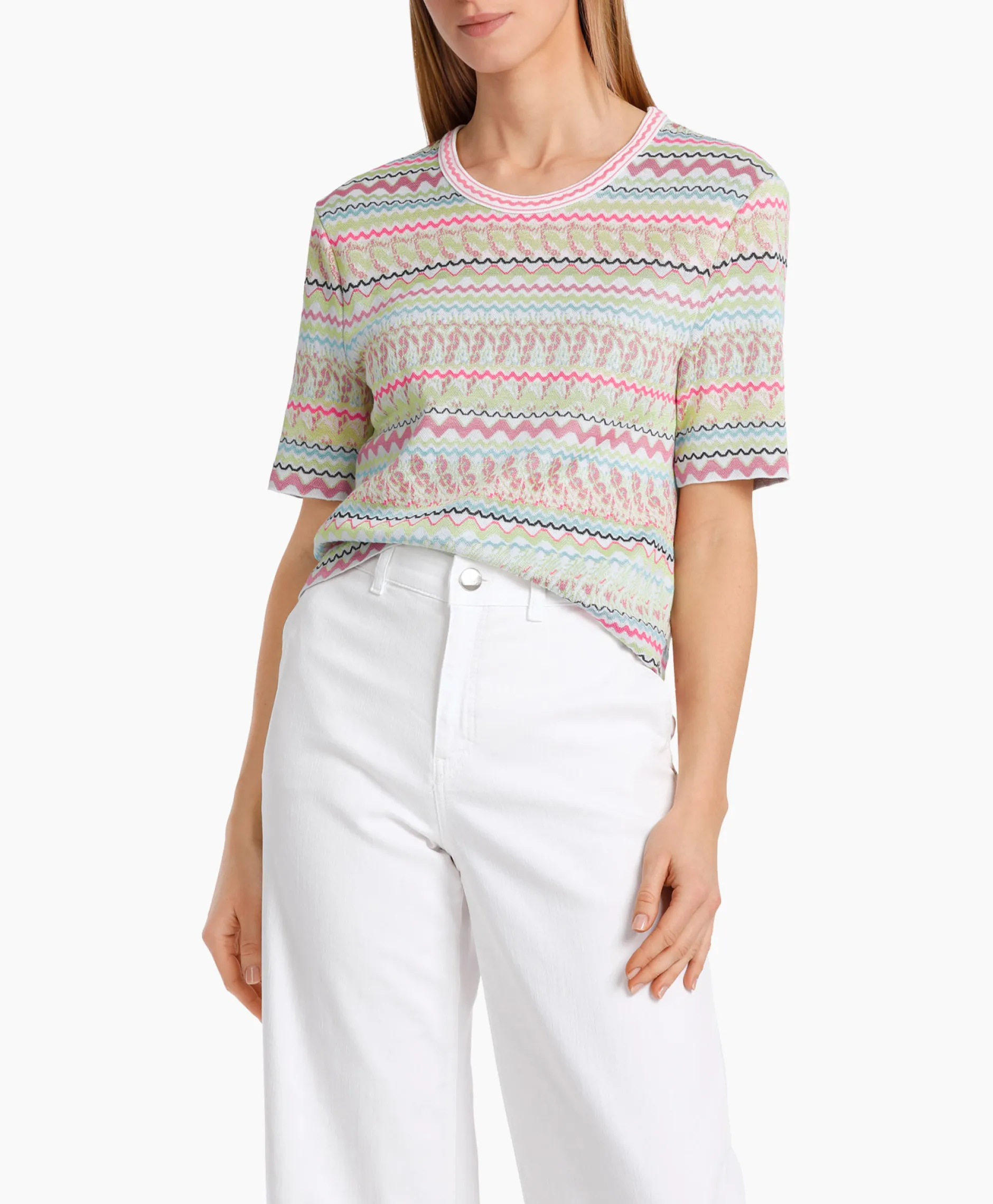 Dames Marccain Collectie T-Shirts & Tops*Pullover Wc 41.38 M36 Groen