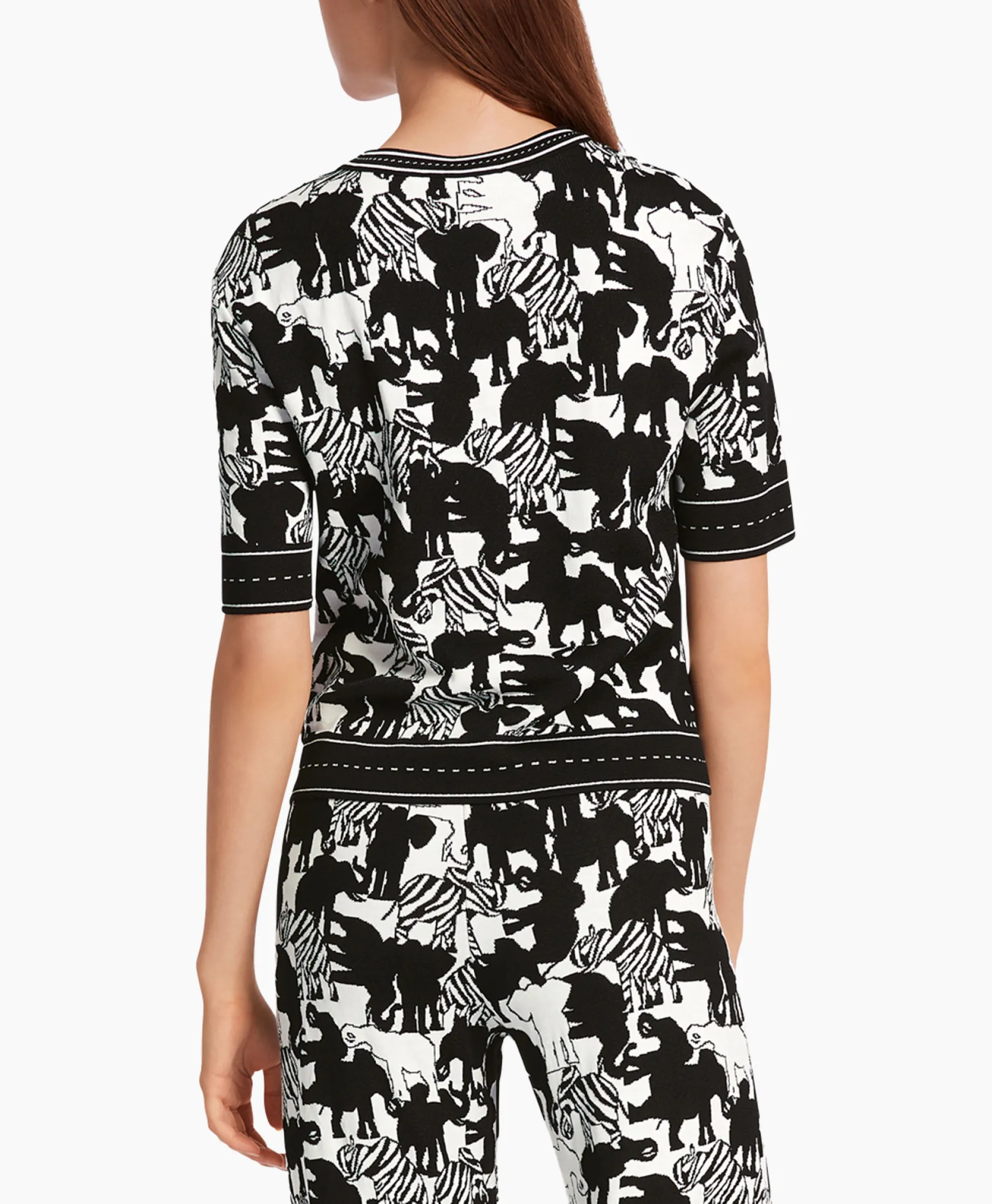 Dames Marccain Collectie Truien*Pullover Wc 41.10 M03 Print + 2 Kleurig