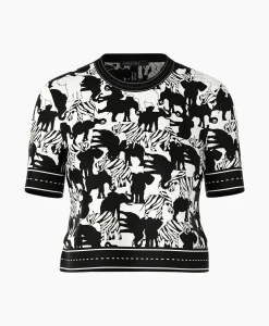 Dames Marccain Collectie Truien*Pullover Wc 41.10 M03 Print + 2 Kleurig